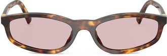 Miu Miu Eyewear tortoiseshell sunglasses - women - Acetate - One Size - Brown