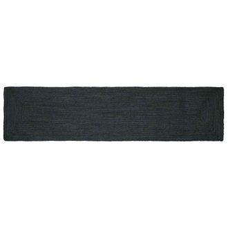 vidaXL Alfombras De &Aacute;rea Rectangular Gris Oscuro 60 X 200 Cm Yute Vidaxl