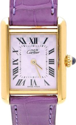 Cartier Pre-owned Cartier Must De Tank Quartz Ladies Watch 2415