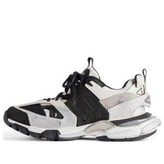 Balenciaga Track 1.0 Sneakers Grey Black and White Mesh and Suede Like Fabric 542023W3SU59791