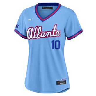 Nike Chipper Jones Atlanta Braves City Connect Nike Womens MLB Stadium Jersey in Blue | RW260H0LQ5C-XZ6
