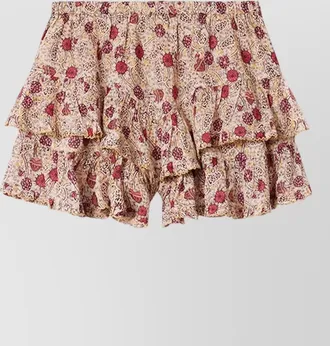 Isabel Marant printed cotton shorts