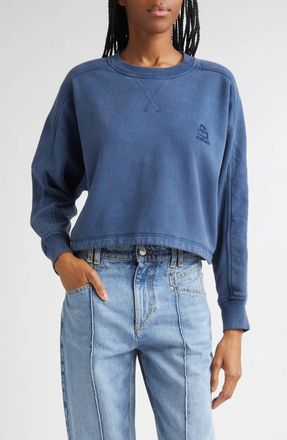 Isabel Marant Sunny Pullover Sweatshirt In Indigo