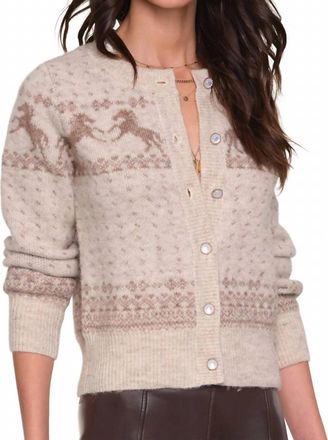Heartloom Esti Knit Cardigan In Brown