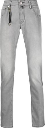 Incotex Blue Division 5-Pocket Jeans - Heren - Slim Fit Jeans - Grijs - W32 - Katoen - Jeans