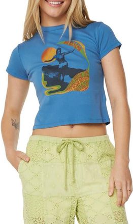 Roxy Salt Soul 90s Baby T-Shirt in Star Sapphire Salt Soul at Nordstrom, Size Xx-Large