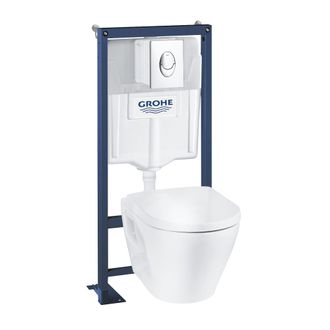 GROHE Pack Wc Suspendido Sin Dep&oacute;sito Cer&aacute;mico Solido De 3 A 6 Litros - Grohe