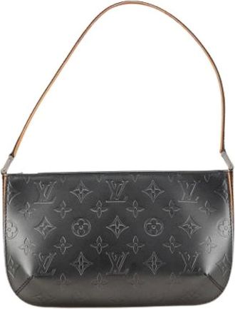 Louis Vuitton Pre-owned Shoulder Bags, female, Gray, Size: ONE SIZE Pre-owned Vintage Shoulder Bag