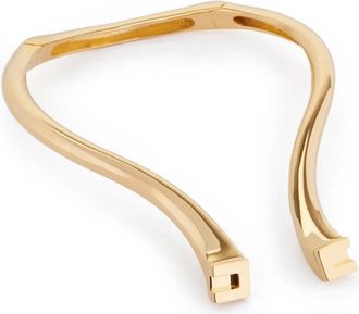 Elisabetta Franchi Accessoires, Dames, Geel, ONE Size, Tube Ketting met Logo