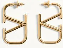 Valentino Garavani Vlogo Signature Metal Earrings Woman GOLD UNI