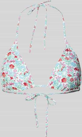 Pieces Bikini-Oberteil mit r&uuml;ckseitiger Schn&uuml;rung Modell BAOMI in Hellblau, Gr&ouml;&szlig;e XL