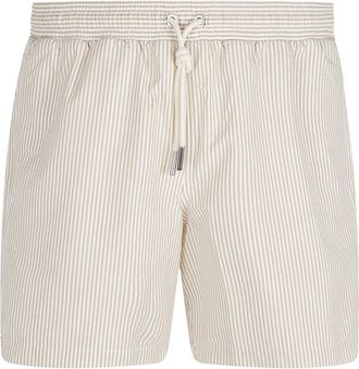 Orlebar Brown Badmode, Heren, Beige, W34, Boxer Seersucker
