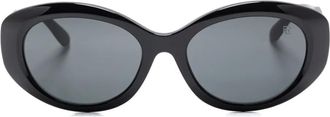 Polo Ralph Lauren Occhiali da sole ovali - Nero