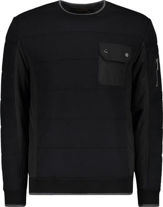 Moorer Sweatshirts & Hoodies - Heren - Sweatshirts - Zwart - M - Hoodies & sweatvesten