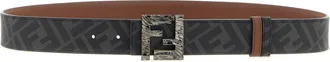 Fendi Mens Multicolor Calfskin Regular Belt