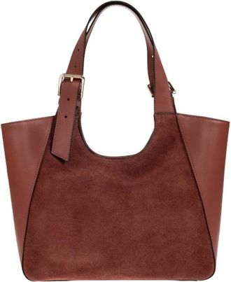 Furla Toni Tote - Dames - Schoudertassen - Bruin - ONE Size - Leer - Tassen