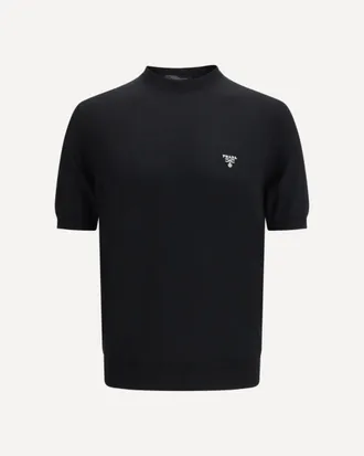 Prada Virgin wool T-shirt Male 46