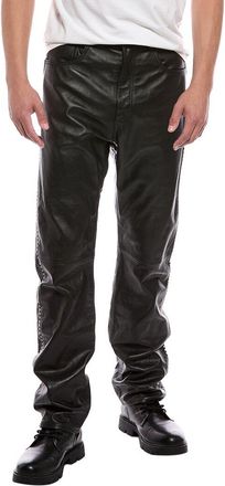 Blk Dnm Blk Dnm Leather Pant