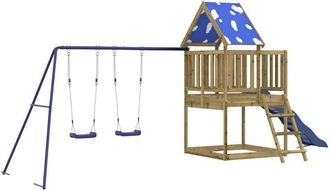 vidaXL Parque Infantil De Exterior Madera De Pino Impregnada Vidaxl