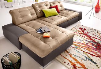 Sit&more Ecksofa »Palomino L-Form« wahlweise XL oder XXL und mit Bettfunktion