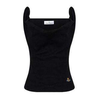 Vivienne Westwood Anna Top - female - Vivienne Westwood - Sleeveless Tops - Black - XS - Tops