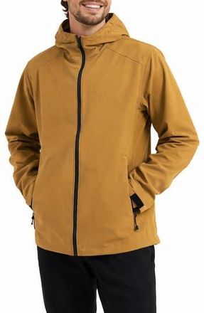 Hawke & Co Seam Sealed 2.0 Waterproof Hooded Jacket in Mineral Yellow at Nordstrom Rack, Size X-Large