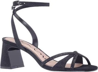 Nina Bracha Ankle Strap Sandal in Black at Nordstrom, Size 5.5