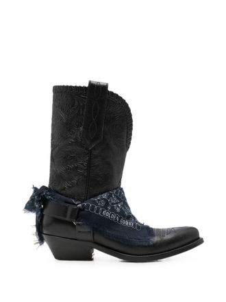 Golden Goose Botas de cuero con estrella Wish de Golden Goose
