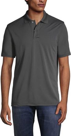 Lands End Short Sleeve Polyester Polo in Soapstone at Nordstrom, Size 32