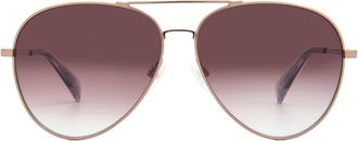 Rag & Bone Pink Gradient Pilot Mens Sunglasses RNB5052/G/S 0AU2/3X 59