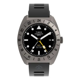 Timex Accessoires, Heren, Zwart, ONE Size, Expedition North Titanium Automatisch GMT