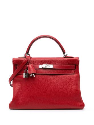Herm&egrave;s 2013 Clemence Kelly II Retourne 32 tas - Rood