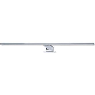Briloner Lampada da specchio a led Lampada da specchio cromata 780 lumen 4.000K IP44 metallo 8W Briloner