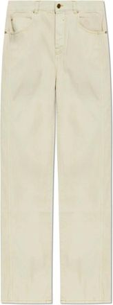 Balmain Loose Jeans - Heren - Regular Fit Jeans - Beige - W31 - Katoen - Jeans