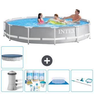 Intex Piscina Prism Frame Redonda - 366x76 Cm - 8-piezas S20561