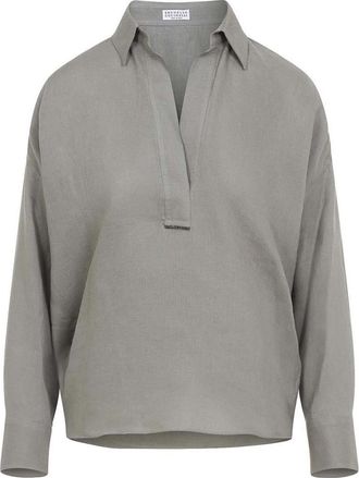 Brunello Cucinelli Linen Blouse