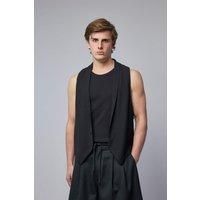 Adnym Atelier Classic Tank Top with Asymmetric Shoulders