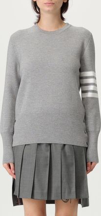 Thom Browne Maglia a girocollo in lana con banda 4-bar Thom Browne