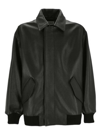 Loewe Leren bomberjack - Zwart