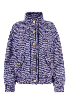 Philosophy di Lorenzo Serafini Multicolor Cotton Blend Oversize Jacket