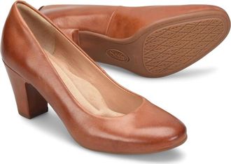 S&ouml;fft Womens Lana Mid-Height Heel In Cork