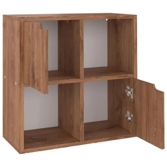 vidaXL Libreria Rovere Marrone 60x27,5x59,5 Cm In Legno Truciolato Vidaxl