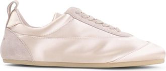 Jil Sander Rose Pink Lace-Up Sneakers