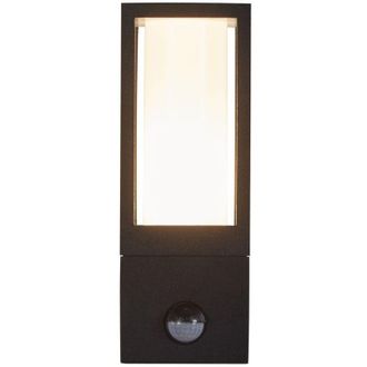Searchlight Applique Moderna Viale Alluminio Nero Policarbonato 1 Luce Gu10