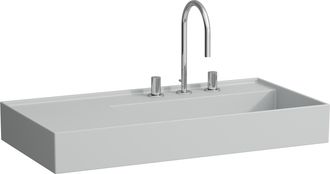 Laufen Laufen - Kartell Lavabo, Bajo Encimera, Repisa Izquierda, 1 Agujero