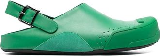 Marni slingback round-toe sandals - men - Rubber/Calf Leather/Calf Leather - 43 - Green