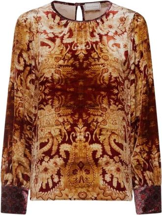 Pierre-Louis Mascia Kanpur Shirt met Lange Mouwen - Dames - Blouses - Geel - XS - Overhemden