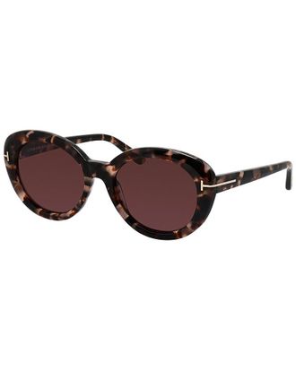 Tom Ford Womens Lily 55Mm Sunglasses