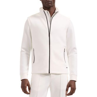 Bugatchi Soft Touch Tech Vest in Chalk at Nordstrom, Size Xx-Large