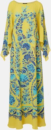 Etro Vestido largo floral